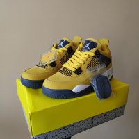 Nike Air Jordan 4 Retro Lightning Yellow Pikachu Нови Кецове Обувки Маратонки Размер 39 , снимка 1 - Кецове - 38295780