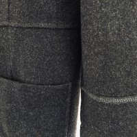 🇮🇹 Италианско дълго дизайнерско палто-жилетка  DI-LA, снимка 8 - Палта, манта - 28324840