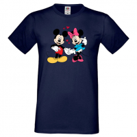 Мъжка тениска Mickey & Minnie 7 Подарък,Изненада,Рожден ден, снимка 5 - Тениски - 36575586