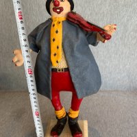 стара играчка клоунът цигулар, снимка 7 - Антикварни и старинни предмети - 40461013