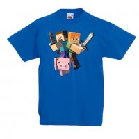 Детска тениска майнкрафт Minecraft 2, снимка 2 - Детски тениски и потници - 32938514