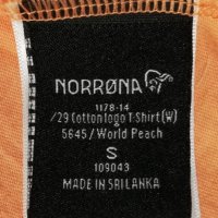 Norrona оригинална тениска S памучна фланелка 29 Cotton Logo T-Shirt, снимка 3 - Тениски - 28886435