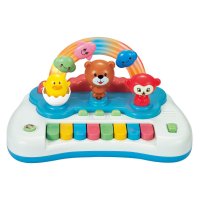 Бебешко пиано с животни, звук и светлина, снимка 2 - Музикални играчки - 40433828