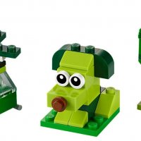 НОВО Lego Classic - Творчески зелени тухлички (11007), снимка 4 - Конструктори - 39496613