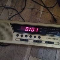 Furntronic радио 1990 г-Furntronic UKW/MW Furniture Clock Radio FCR 10 goldfarben-немско работи, снимка 13 - Радиокасетофони, транзистори - 43009266