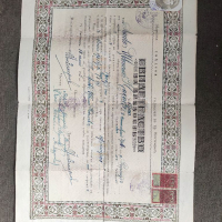 Продавам стар документ Свидетелство за зтелост гимназия Кюстендил 1925, снимка 1 - Колекции - 36483193