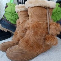 КАТО НОВИ апрески Dockers® Snow Boots original, N- 35 - 36 топли боти, ботуши, 100% естествена кожа,, снимка 2 - Дамски апрески - 39640773