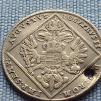 Сребърна монета 20 кройцера 1770г. Йозеф втори Нюрнберг за КОЛЕКЦИОНЕРИ 13685, снимка 6 - Нумизматика и бонистика - 42944572