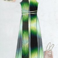 Плажна рокля Carolyn - S M L размери, снимка 2 - Бански костюми - 36725237