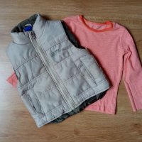Комплект от елек и блуза за 6 лв., снимка 1 - Бебешки якета и елеци - 20963621
