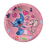 Стич stitch и Лило Lilo 10 бр парти чинии чинийки рожден ден , снимка 2 - Чинии - 41893091