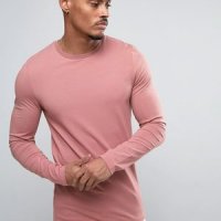 ASOS НОВИ LonglineT-Shirt-Цветна мъжка блуза, снимка 7 - Блузи - 27526217