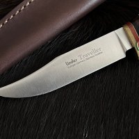 Прекрасен традиционен немски ловен нож. Среден ловен нож., снимка 5 - Ножове - 43831775