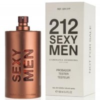 Мъжки парфюм, Carolina Herrera 212 Sexy Men тоалетна вода за мъже 100мл транспортна опаковка, снимка 4 - Мъжки парфюми - 27040642
