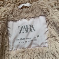 Бебешки зимно палтенце Zara, снимка 5 - Бебешки якета и елеци - 43770403