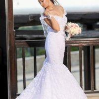 Булчинска рокля шита по поръчка , снимка 1 - Сватбени рокли - 43667901