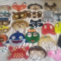 Ръчно изработени маски на животни от филц, снимка 18 - Други - 23427745