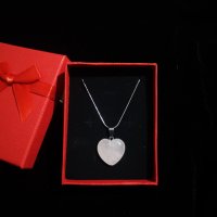 Колие Сърце + Любовни стихове + кутийка Подарък за жена за Свети Валентин, снимка 2 - Подаръци за жени - 33117835