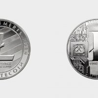 1 Лайткойн монета / 1 Litecoin ( LTC ) - Silver, снимка 2 - Нумизматика и бонистика - 39152909