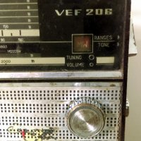 Ретро радио VEF 206, снимка 2 - Радиокасетофони, транзистори - 39800340