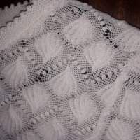 Дантелена бяла блуза къс ръкав, снимка 3 - Блузи с дълъг ръкав и пуловери - 33281258