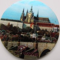 Метален магнит от Прага, снимка 2 - Колекции - 43231204