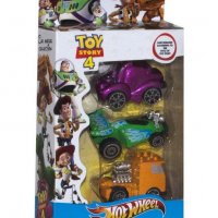 Toy Story 4 Hot Wheels: Играта на играчките 4 Метални колички , снимка 1 - Коли, камиони, мотори, писти - 32510120