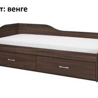 сити 2030 - легло с чекмеджета с табли от към стената и главата за матрак 120/190 см., снимка 5 - Спални и легла - 43759850