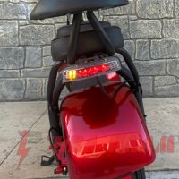 Електрически скутер ’Harley’ 1500W 60V+LED Дисплей+Преден LED фар+Bluetooth+Аларма+Габарити-2024г, снимка 4 - Мотоциклети и мототехника - 36385536