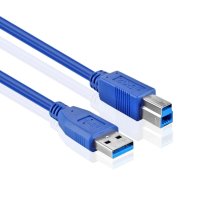VCOM Кабел USB 3.0 AM / BM -1.5m - CU301.1.5m, снимка 5 - Други - 36116922