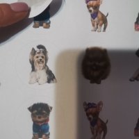 24 бр Куче Кучета Породи самозалепващи стикери за ръчна изработка за подарък, снимка 2 - Други - 37933798