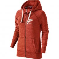 NIKE W NSW GYM VNTG HOODIE - стътрахотно дамско горнище , снимка 1 - Спортни екипи - 27055287