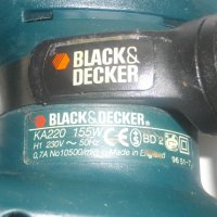 Black Decker KA220-Тип Ютия-Отличен-155 Вата Английски виброшлайф, снимка 12 - Други инструменти - 28322306