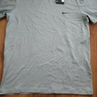 Памучна мъжка сива тениска Nike размер L и XL, снимка 5 - Тениски - 38994827