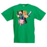 Детска тениска майнкрафт Minecraft 2, снимка 2 - Детски тениски и потници - 32697655