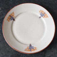 Стар български порцелан чиния Изида, снимка 1 - Сервизи - 38344080