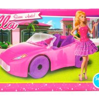 Детска розова кола с Барби и Кен, снимка 2 - Кукли - 43252226