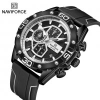 Мъжки часовник Naviforce Хронограф NF 8018T BBW., снимка 1 - Мъжки - 34875735