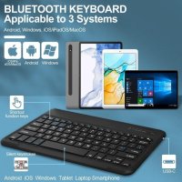 Нова Универсална Клавиатура и Смарт Кейс за таблет Galaxy Tab S8 Plus/S7 FE, снимка 7 - Друга електроника - 44061965