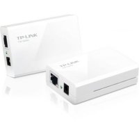 Адаптери К-кт Сплитери Инжектори TP-Link TL-PoE200 Power over Ethernet Adapter Kit, снимка 1 - Кабели и адаптери - 32682635