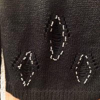 Дамски плетен пуловер, снимка 2 - Блузи с дълъг ръкав и пуловери - 27231644