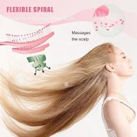 Нова Иновативна Четка за Разплитане и Масаж на Скалпа Всякакъв Тип Коса, снимка 5 - Аксесоари за коса - 43459214