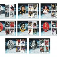 Чисти блокове Спорт Хокейни легенди 2022 Тонго, снимка 1 - Филателия - 37377643