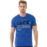 Мъжка Тениска - Jack and Jones; размер: L, снимка 1 - Тениски - 33350851