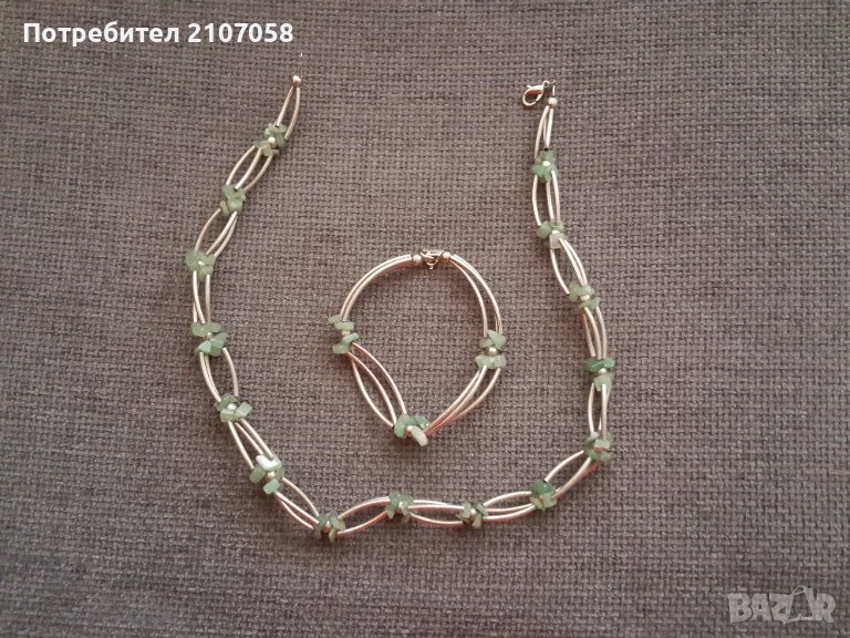 Комплект колие и гривна, снимка 1