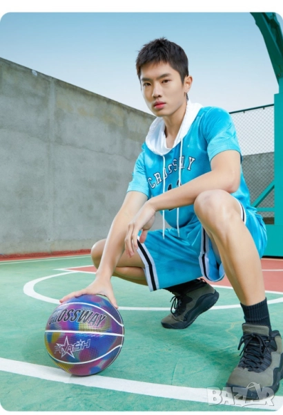 🏀 Холографна баскетболна топка , снимка 1