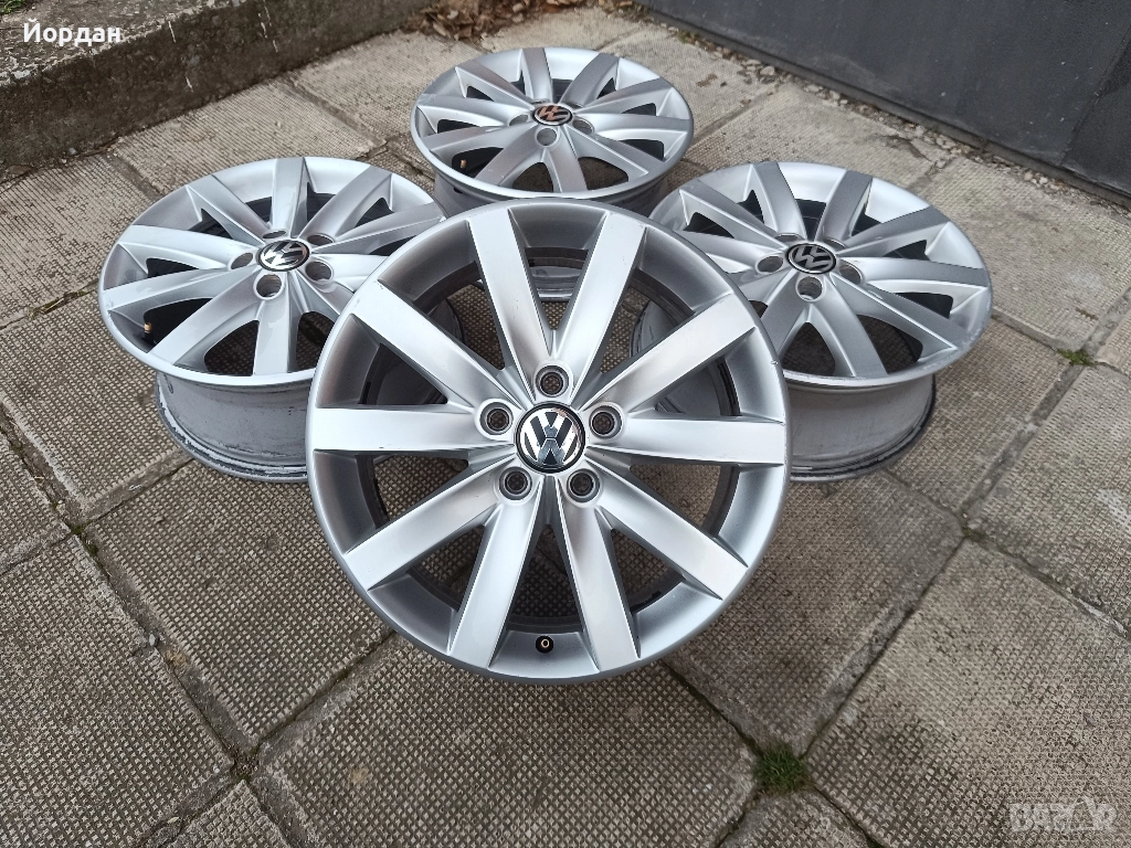 ОРИГИНАЛНИ джанти 17 'цола 5x112 7J ET54 VW Golf 6 / ФОЛКСВАГЕН Голф 6, снимка 1