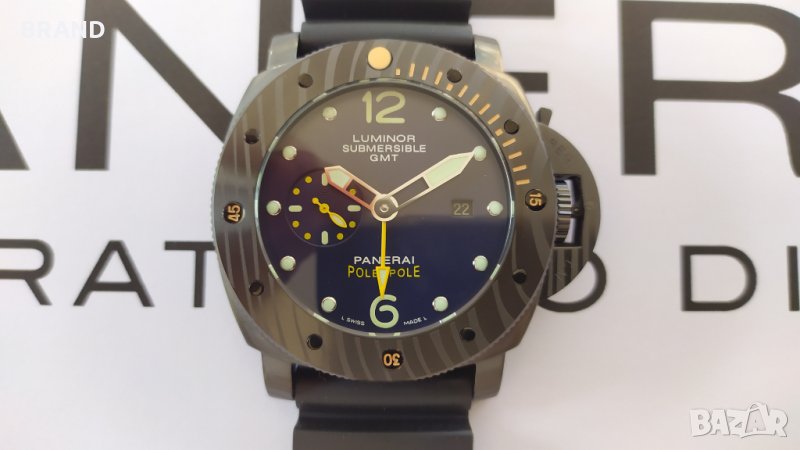 Panerai Luminor SUBMERSIBLE CARBOTECH™ Pole2PoleGMT механичен клас 5A+, снимка 1