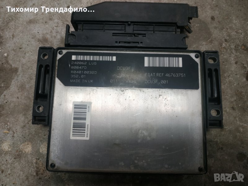 ECU FIAT PUNTO II 1.9, R04010032D, 46763751, 80847D, компютър фият пунто дизел 2002г, снимка 1