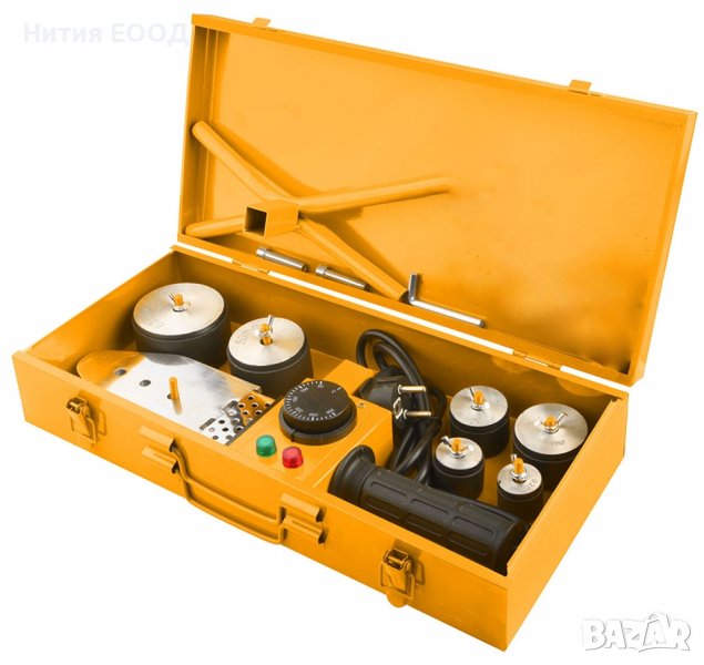 Уред за лепене на тръби, 800W, метален куфар, снимка 1